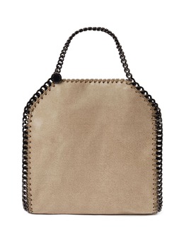 Stella McCartney: Светлая сумка-шоппер  Falabella