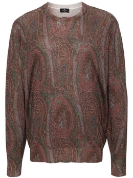 ETRO: Жаккардовый свитер 