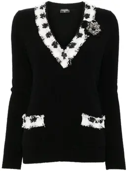 CHANEL Pre-Owned: Трикотажный топ 