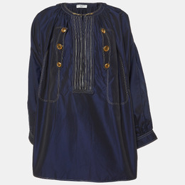 Givenchy: Синяя блуза 
