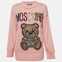 Moschino Couture: Розовый свитер 