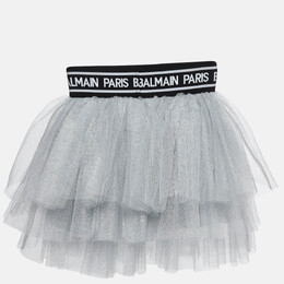 Balmain: Серебристая юбка 