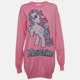 Moschino Couture: Розовый свитер 