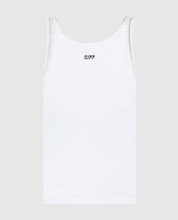 Off-White: Белый топ 