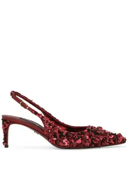 Dolce & Gabbana: Красные туфли  Crystal
