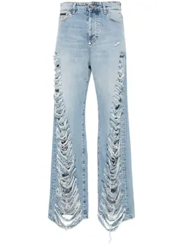 Philipp Plein: Рваные брюки 