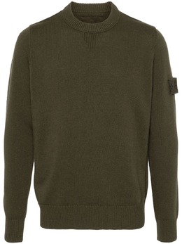 Stone Island: Свитер  Compass из шерсти