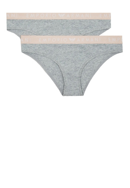 EMPORIO ARMANI Underwear: Серые трусы 