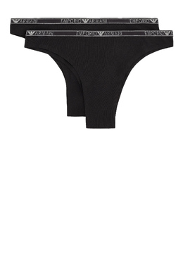EMPORIO ARMANI Underwear: Чёрные трусы 