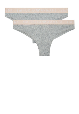 EMPORIO ARMANI Underwear: Серые трусы 