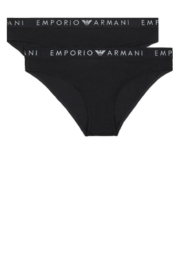 EMPORIO ARMANI Underwear: Чёрные трусы 