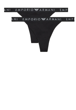 EMPORIO ARMANI Underwear: Чёрные трусы 