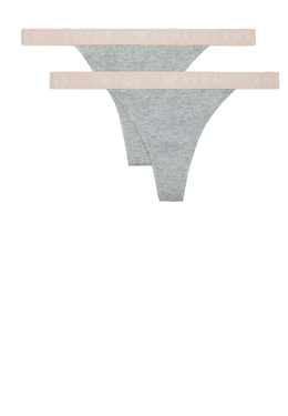EMPORIO ARMANI Underwear: Серые трусы 