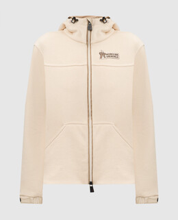 Moncler Grenoble: Бежевая куртка 