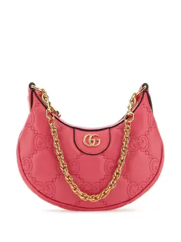 Gucci: Розовая сумка  GG