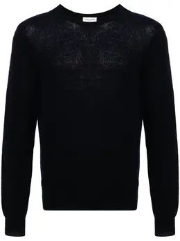 Saint Laurent: Синий свитер 