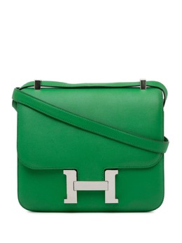 Hermès Pre-Owned: Зелёная сумка через плечо 