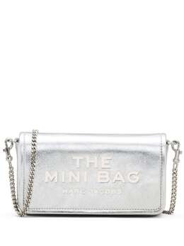 Marc Jacobs: Серебристая сумка  The Metallic