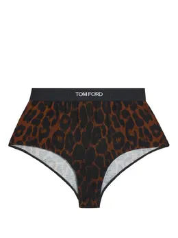 TOM FORD: Чёрные трусы  Logo