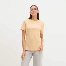 Guess: Оранжевая футболка 