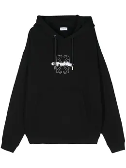 Off-White: Чёрная толстовка  Arrow