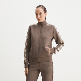 Guess: Коричневая толстовка 