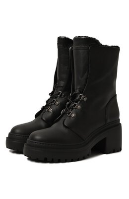 Giuseppe Zanotti Design: Чёрные ботинки  Phillis