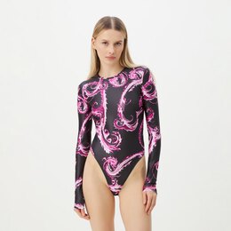 Versace Jeans Couture: Чёрная футболка 