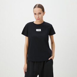 Mm6 Maison Margiela: Чёрная футболка 