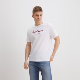 Pepe Jeans: Белая футболка 