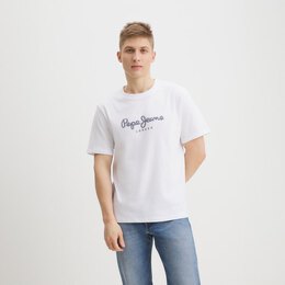 Pepe Jeans: Белая футболка 