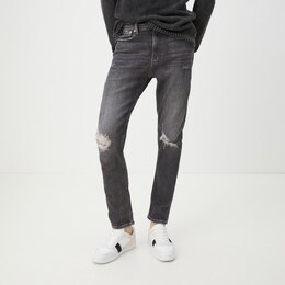 Calvin Klein Jeans: Серые джинсы 
