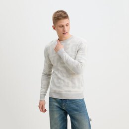 Guess: Серый свитер 