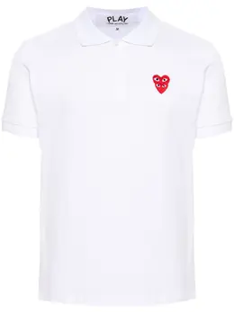Comme Des Garçons Play: Хлопковое поло  Heart