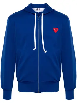 Comme Des Garçons Play: Синяя толстовка  Heart