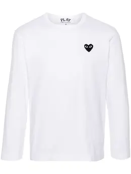 Comme Des Garçons Play: Хлопковая футболка  Heart