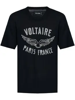 Zadig&Voltaire: Чёрная футболка 