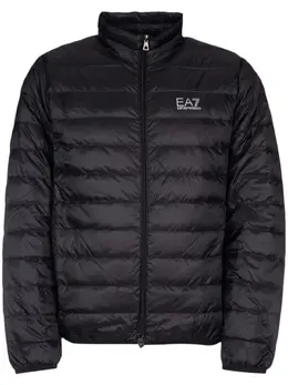Ea7 Emporio Armani: Чёрная куртка 