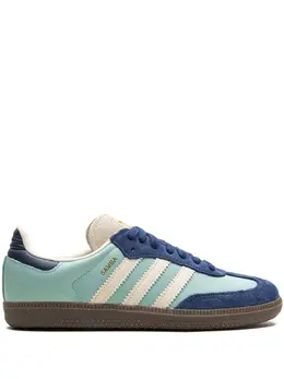 adidas: Голубые кроссовки  Samba