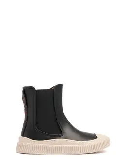 MARNI JUNIOR: Чёрные кроссовки 