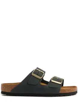 BIRKENSTOCK: Зелені сандалі  Arizona Oiled