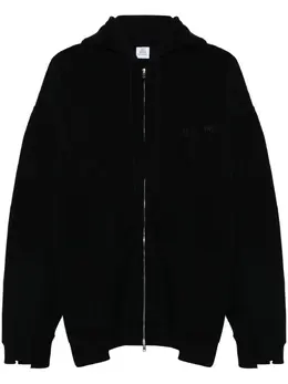 VETEMENTS: Чёрная толстовка 