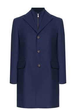 CORNELIANI: Синее пальто 