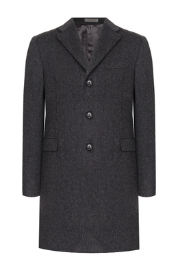 CORNELIANI: Серое пальто 
