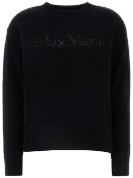 'S Max Mara: Чёрный свитер 