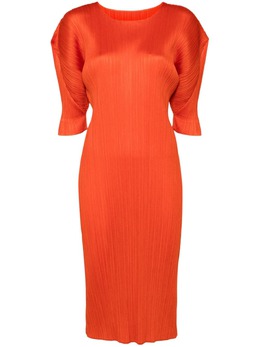 Pleats Please Issey Miyake: Платье миди 