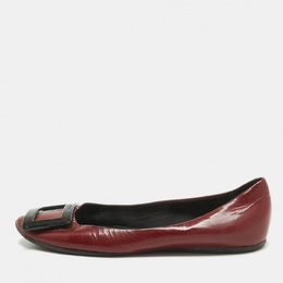 Roger Vivier: Бордовые балетки 