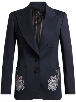 ETRO: Жакет с растительным принтом 