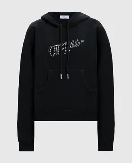 Off-White: Чёрная толстовка 