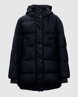 Brunello Cucinelli: Серый пуховик 